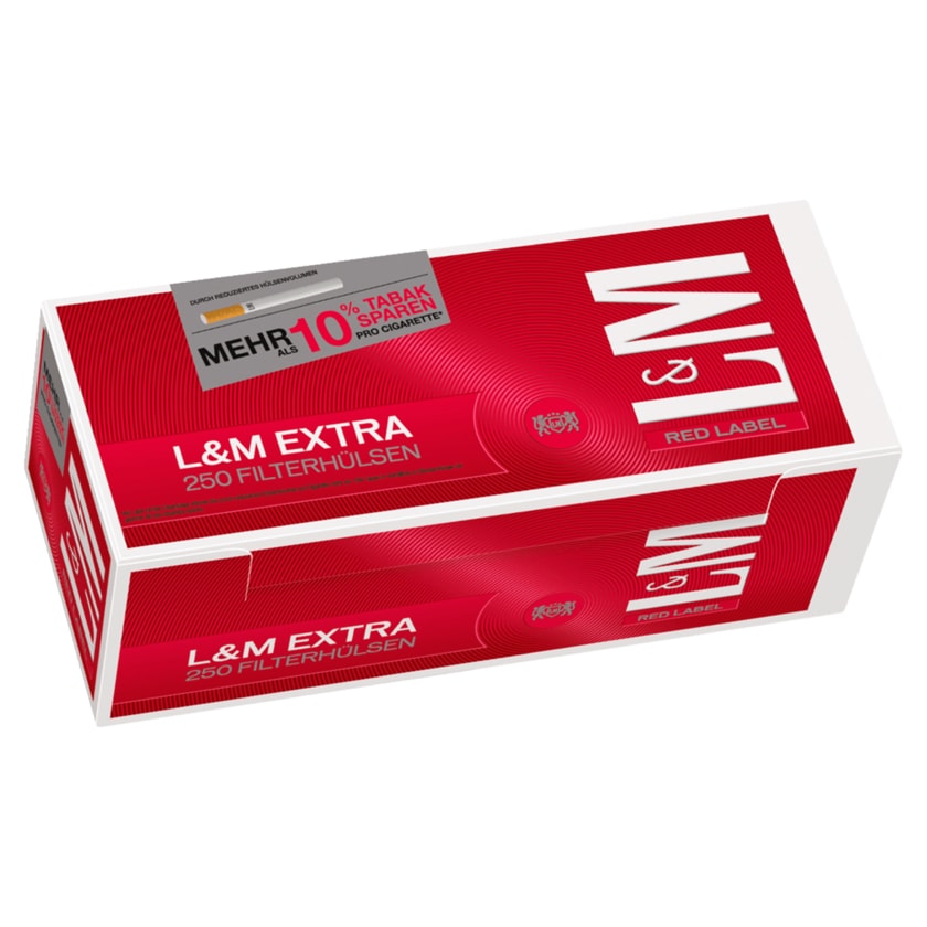 L&M Red Label Extra Hülsen 250 Stück